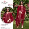 R 1177 Nx By Ramsha Organza Pakistani Readymade Suits Wholesalers In Delhi
